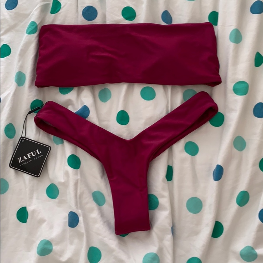 ZAFUL bandeau bikini!!!!